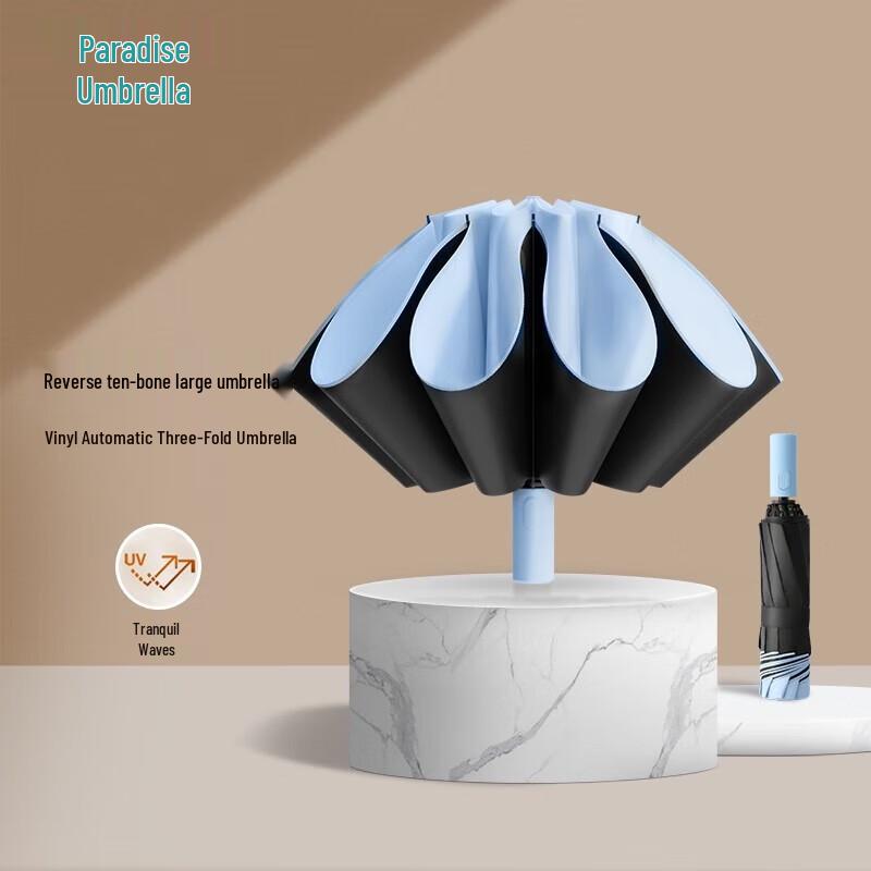 Automatic UV Protection Folding Rain and Sun Umbrella