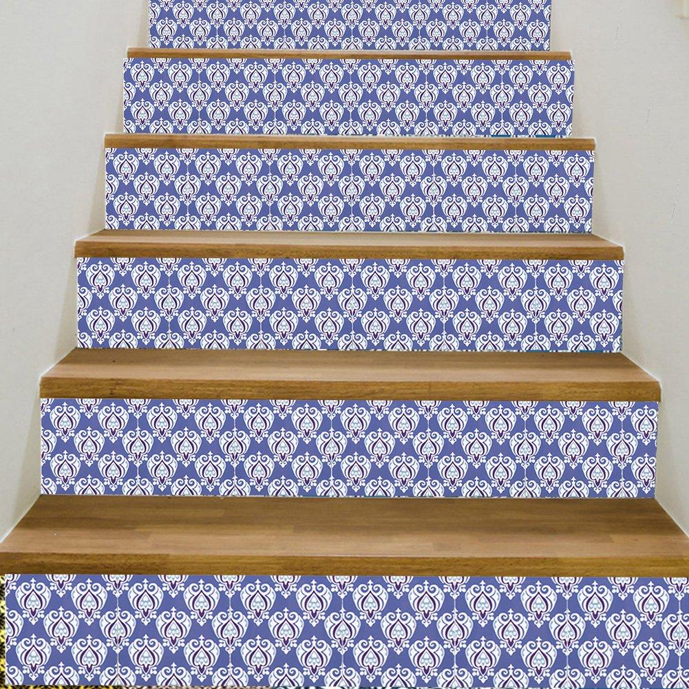 10Pcs Set 15x15cm Retro Style Tile Sticker Kitchen Floor Bathroom Anti Skid Waterproof Sticker