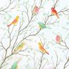 Bird Branch Colorful Frosted Non-adhesive Electrostatic  Glass  Sticker Privacy Window Film Bathroom