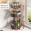Rotatable Multi-layer Metal Storage Rack