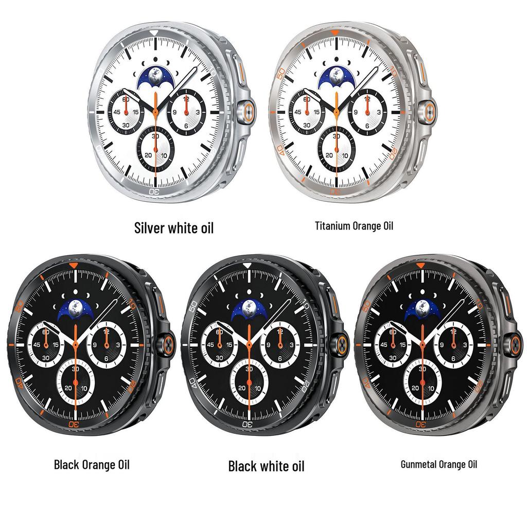 Samsung Watch8 Cross-Compatible Metal Case - Transforms Into Ultra47 Gear Aluminum Alloy Protector