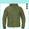 Outdoor Winter Mens Fleece Tactical Army Jacket Windproof Hiking Coats Outwear