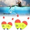 2/4Pcs EVA Luminous Fishing Night Float Light Stick Foam Plastic Bobber Sea Rock Fishing Buoyancy 10/20/30/40/50/60g/70/80g
