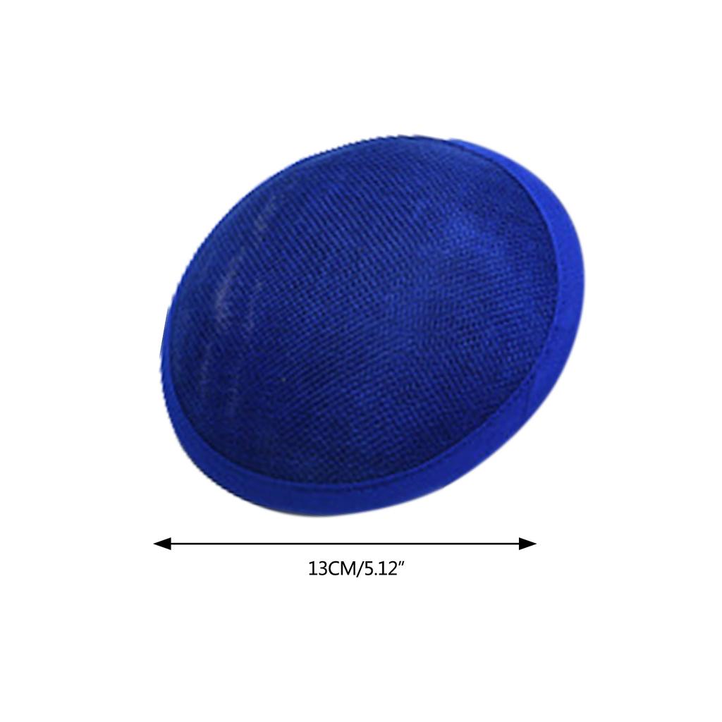 Sinamay Fascinator Base for Women DIY Headwear Millinery Party Hat Base Breathable Round Support Fascinators Accessories