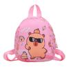 Kindergarten Small And Medium Class Baby Schoolbag Foreign Style Cute Printed Boys And Girls Backpack Kapibara Children'S Backpack