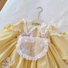 Girls Spring 2024 New Cartoon Lolita Princess Dress Children's Foreign Style Trouser Dress Dress
