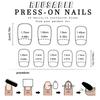 Press On Nails Rose Fake Nails Squoval Glue On Nails Glossy Acrylic False Nail Full Cover Stick On Nails for Womens