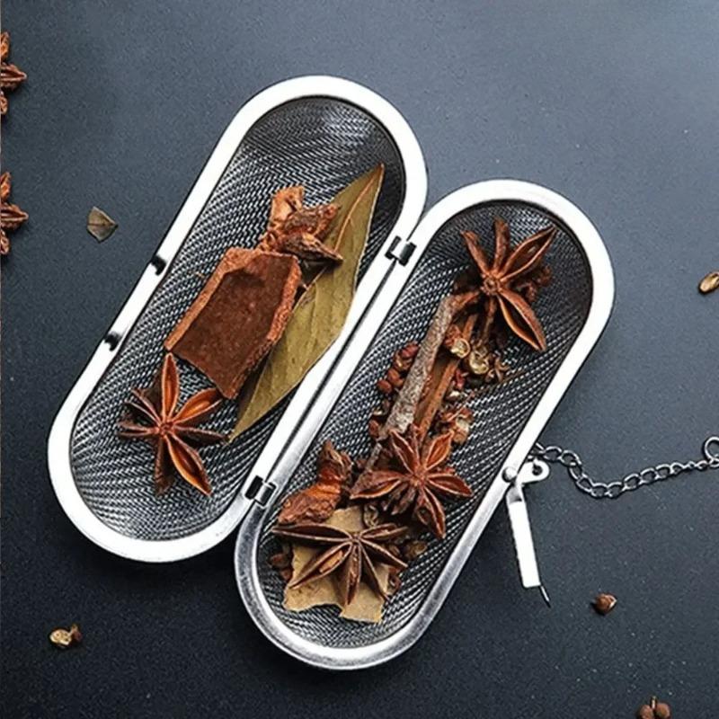 Kořenící kuličky  Dušené ingredience  Polévka  Dušené maso  Kořenící krabička  Sáček na čajový filtr  Izolace čaje  Sáček na filtraci proti úniku