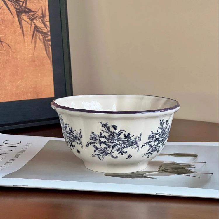 Kaffeetassen mit hohen optischen Ansprüchen High-End und exquisite Tassen Französischer Retro-Stil Keramiktassen- und Untertassensets Wassergläser Nische