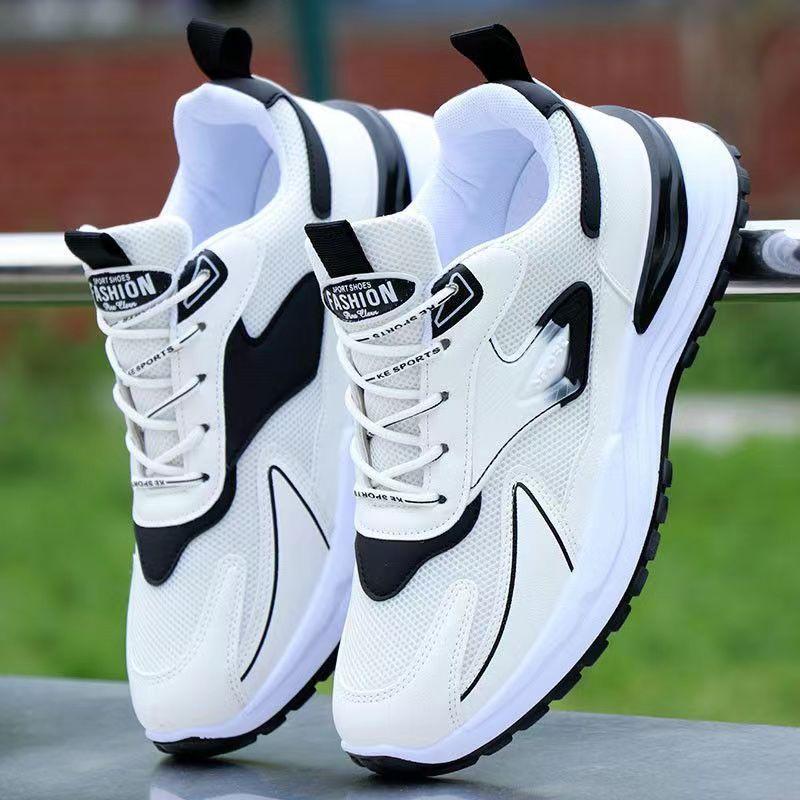 Men's Shoes New Mesh Breathable Sneakers Non-slip Soft-soled Running Shoes Fashion Casual Shoes Dad Shoes
