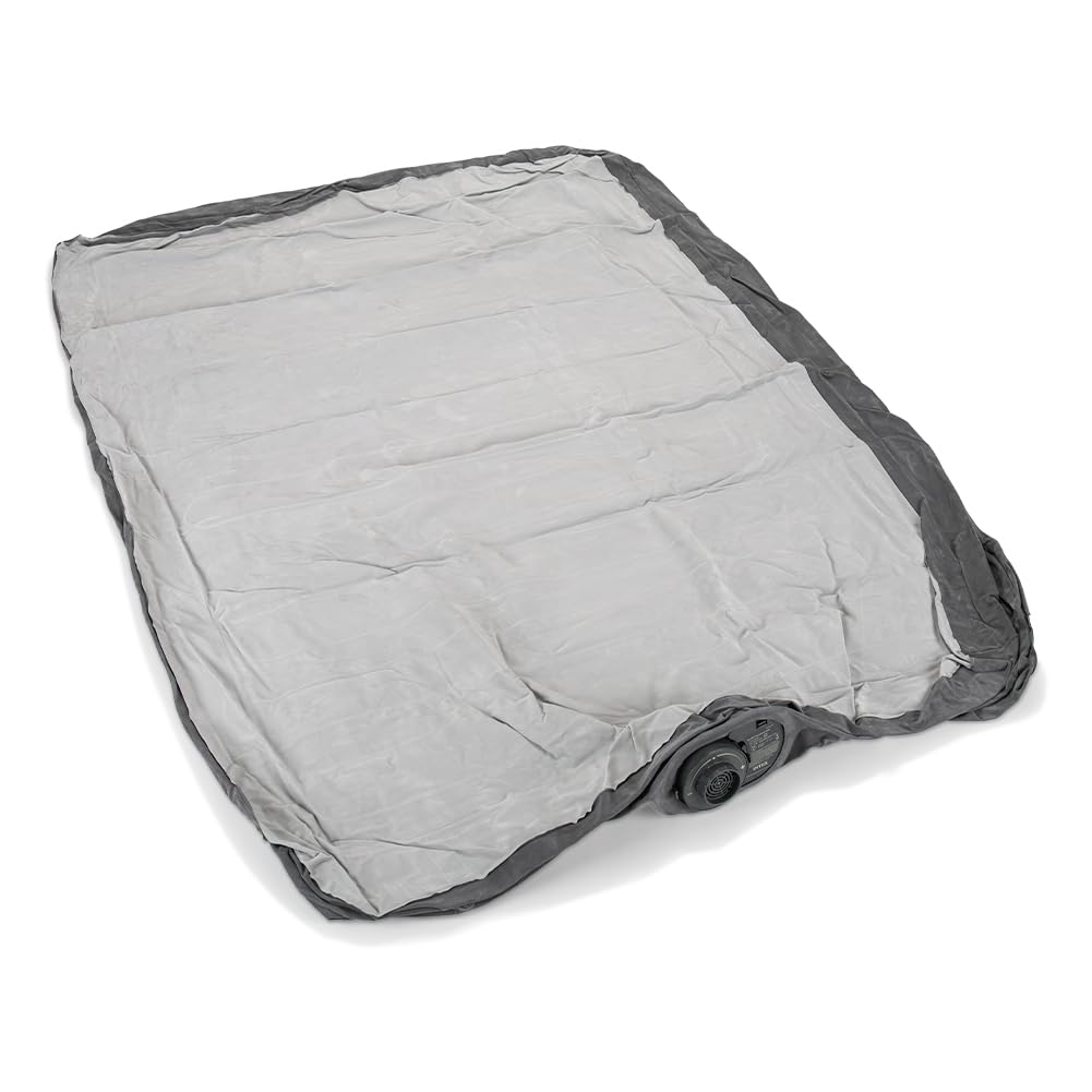 intex Air Bed Authorized Retailer Comfort Plush 67767JB Gray Comfort Plush Mid Rise Double Mid Rise Air Bed 67767 [Intex] (W) (Sliding Pump) [Item]