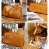 Genuine Leather Women's Bag New Fashionable Top Vegetable Tanned Cowhide Shoulder Bag Korean Style Versatile Hand Crossbody Bag