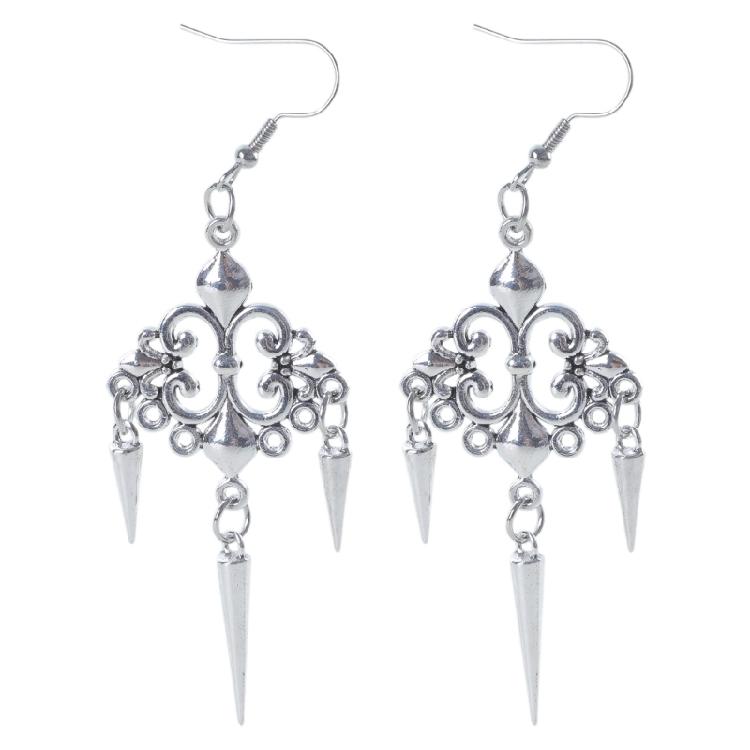 Готические Заостренные Серьги из Сплава с Шипами Подвески Серьги Украшения Ювелирные Изделия Подарок