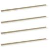 VidaXL Étagères murales 4 pcs Blanc et chêne Sonoma 115x9x3 cm