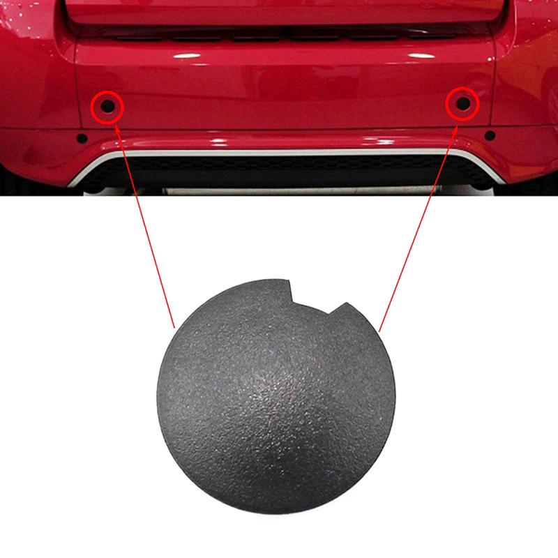 Car Front Rear Trailer Hook Hole Waterproof Plastic Cover Bumper Decorative Cover For Smart 451Exterior Modification Accessories