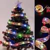 Ribbon Fairy Light Christmas Decoration Christmas Tree Ornaments For Home 2025 Bows String Lights Navidad Natal New Year 2025