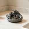 3D Printed Fantasy Dragon Jewelry Tray, Gothic Winged Dragon Desktop Organizer, Mythical Dragon Figurine Key Bowl for Bedside Nightstand, Home Decor