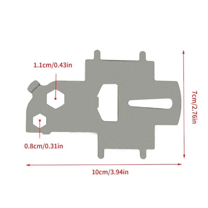 2pcs Stainless Boat Gas Tool Bottle Opener Deck Fill Plate Key Replacement Key for Fuel Water Tank Plate Deck Tool Key