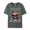 Classic Tshirt Ugly Christmas Rottweiler Reindeer Tshirt For Unisex Printed T Shirt Cotton Green And White Graphic T Shirt