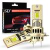2Pcs 32000LM H7 LED Headlight Bulbs 60W Powerful Led H7 Turbo With Fan Head Lamp 24Core CSP 1:1 Mini Car Lights 12V 6000K White