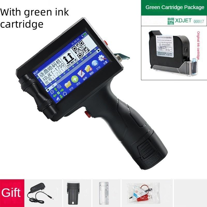 Intelligent Production Date Batch Number Handheld Inkjet Printer Portable Small Coding Label Machine