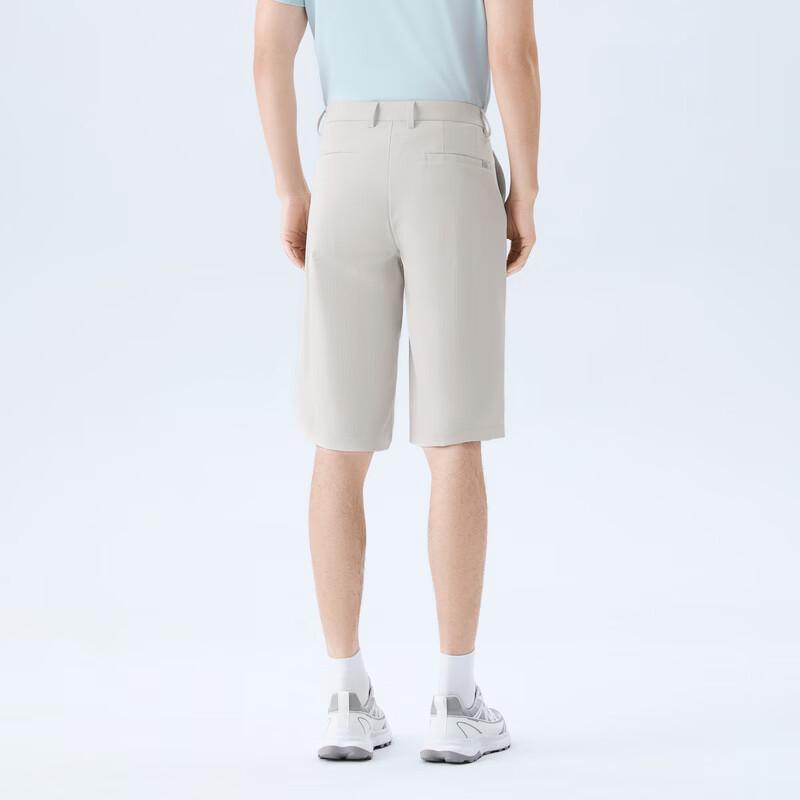 SEVEN Men's Textured Business Casual Summer Breathable Loose Shorts