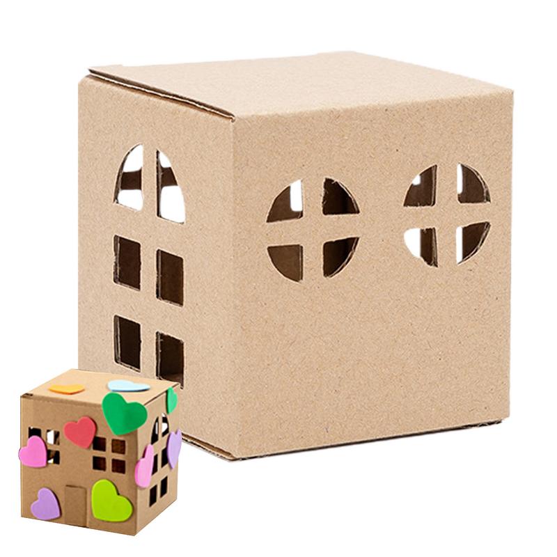 Paper Cottage Model Kit Handmade DIYs Toy Assembly Toy Kid Adult DIYs Model Kits Desk Decoration For Gift For Christmas Holidays