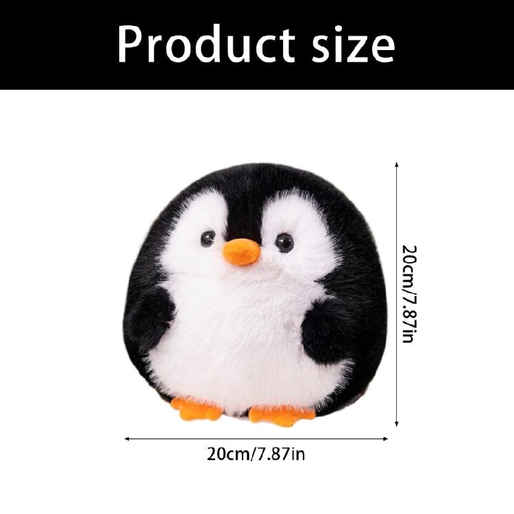 Soothing Penguins Plush Dolls Animal Large Penguins Toy Furry Stuffed Toy Cuddle Toy for Birthday Christmas Gifts