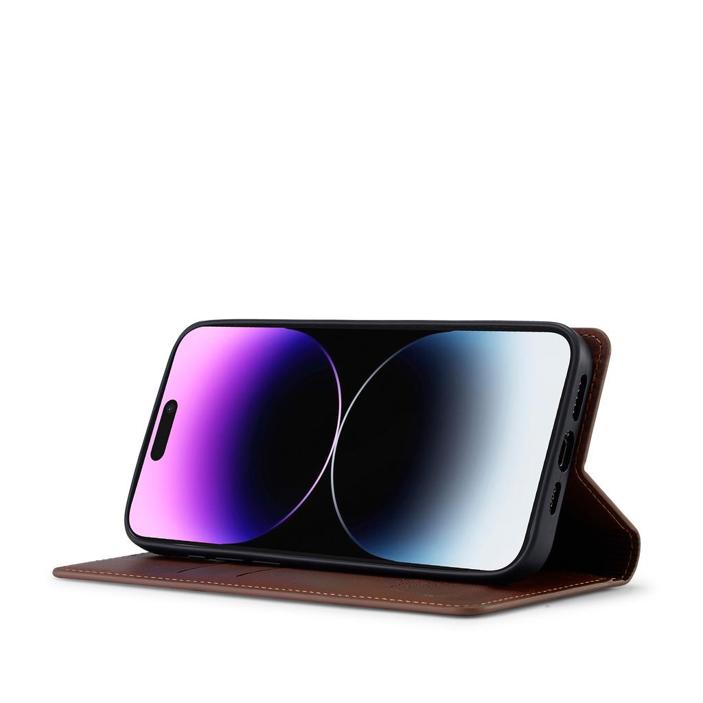 Flip Magnetic Cards Solt Wallet Leather Case For IPhone 16 Pro Max 15 Plus 14 13 12 11 SE4 XS XR Book Business Bag Stand Cover