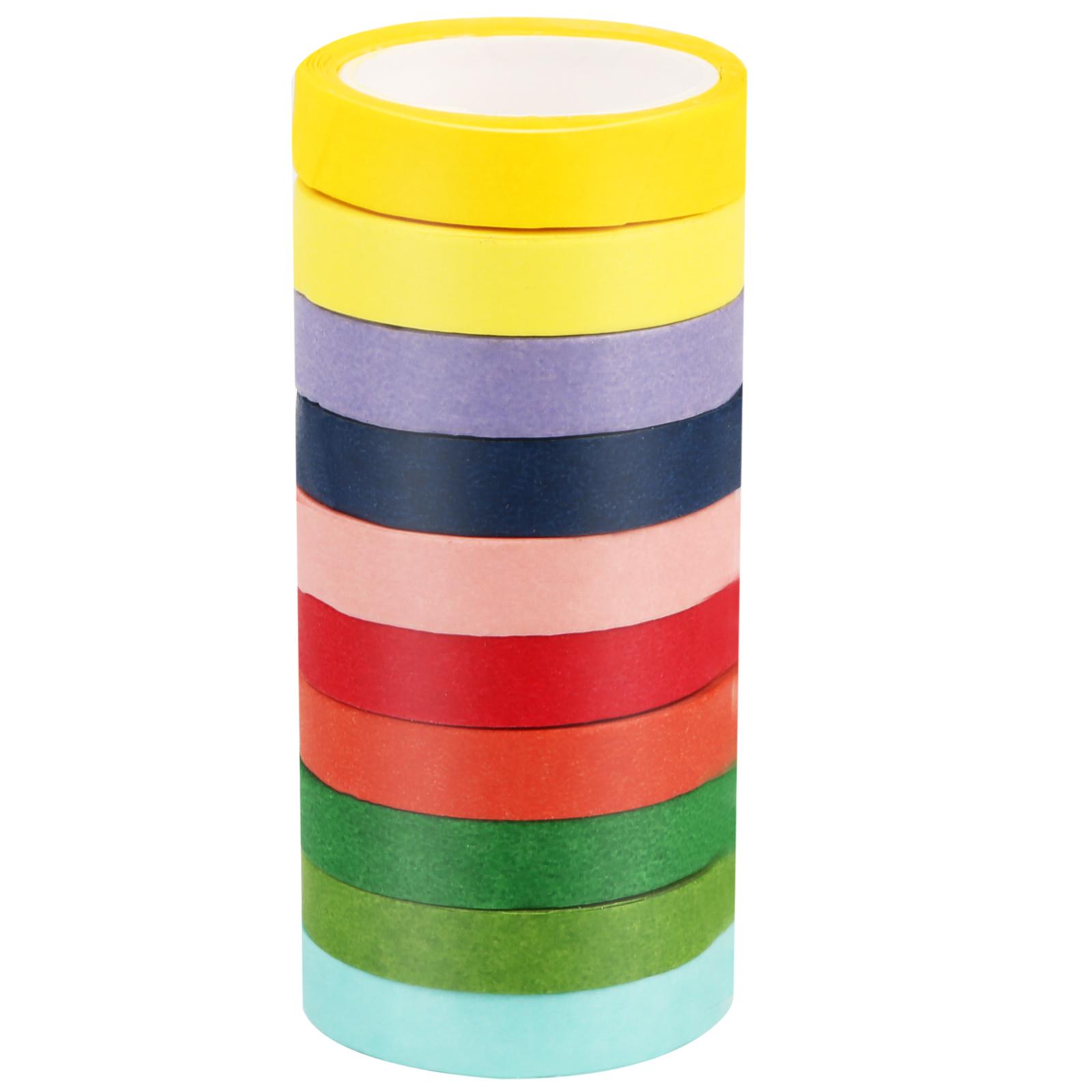 

Rainbow Washi Tape DIY Craft Paper Masking Tape for Scrapbooking Journaling Gift Wrapping LGBTQ Pride Decoration Supplies