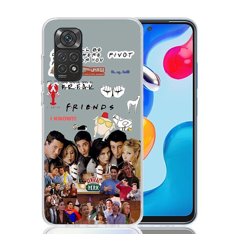 Friends Tv Show Funny Family Case Phone Cover for Xiaomi Redmi Note 14 13 12S 12 11S 11 11T 11E 10S 10 Pro Plus 5G Trend Fundas