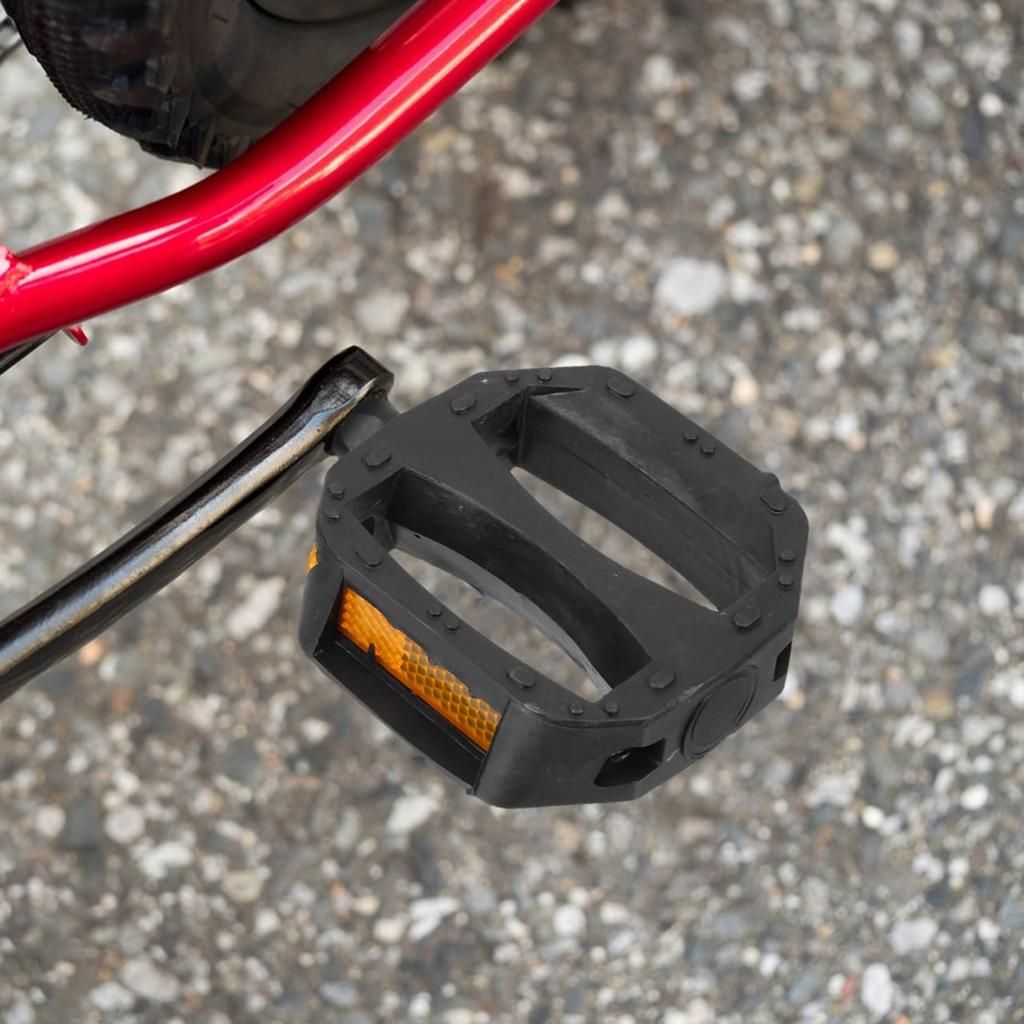 Sosoport Children's Bicycle Pedals Made of Non-Slip Plastic, Wide Compatibility,