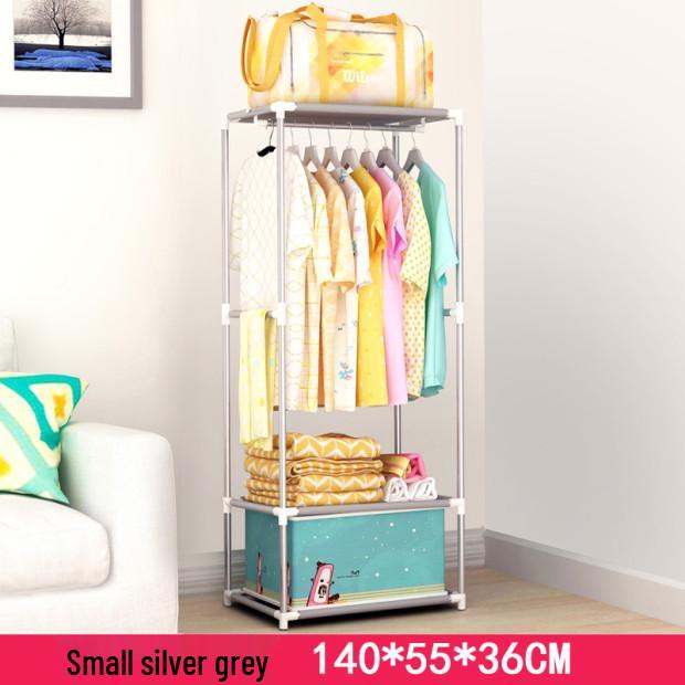 Minimalist Wrought Iron Coat Rack for Bedroom & Hallway