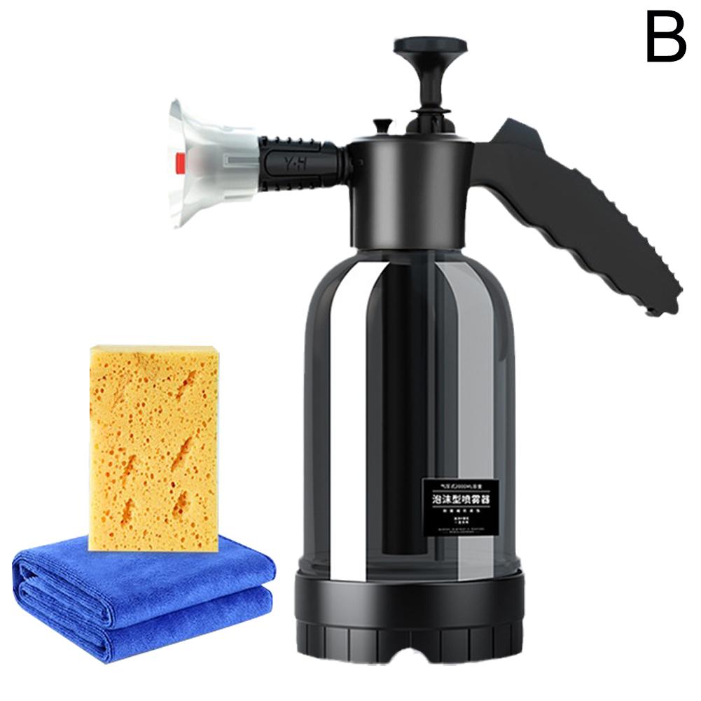 Garten Wasserflasche Auto Spray Gießkanne Autoreinigungswerkzeuge 2L Schaum Autowaschwerkzeug Schaumdüse