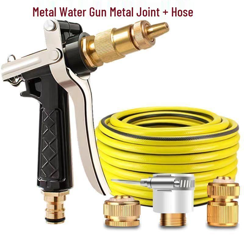 New Multi-Functional High-Pressure Car Wash Spray Gun with Anti-Freeze, Explosion-Proof Soft Hose