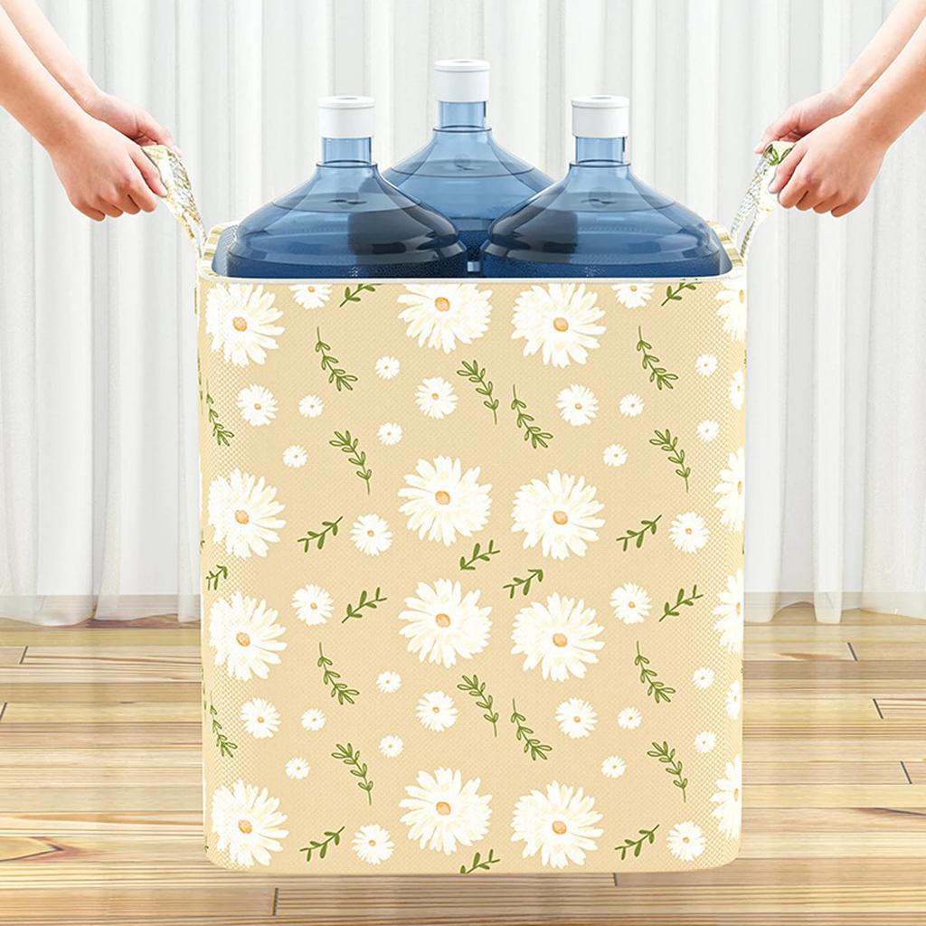 1pc- Storage Bag Clothing Quilted Bag Duffel Bag Storage Box Large Capacity Waterproof