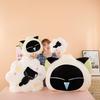 Cross-border Luo Xiaohei Plush Pillow Cushion and Office Backrest Doll Gift