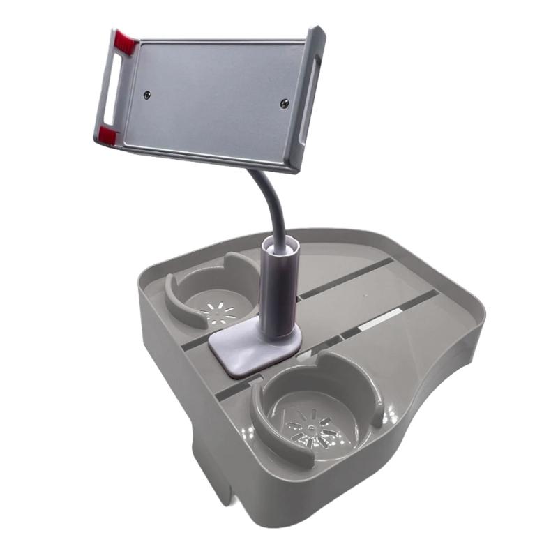 

Lightweight Splash Resistant Waterproof Poolside Phone Holder Stand With Nonslip Cup Stand ABS Material For Outdoor Use сірий колір