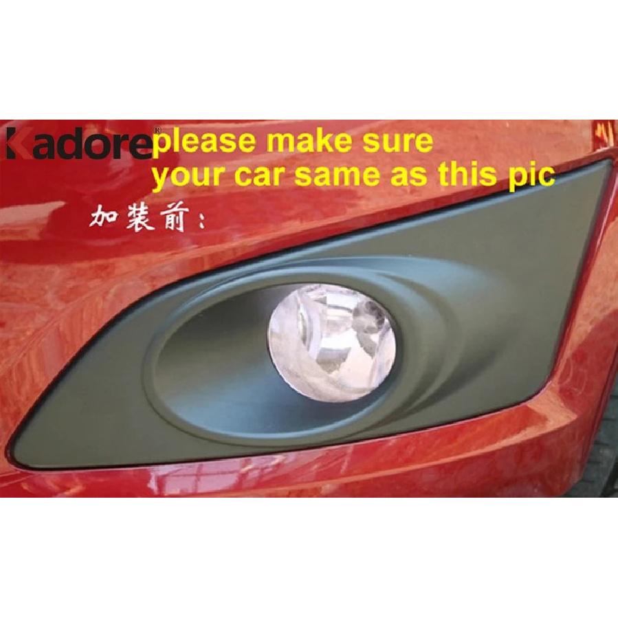 Chevrolet Aveo 2011 2012 2013 için Krom Araba Ön Sis Lambası Lambası Kapağı Kaplama Baş Sis Lambası Sis Lambası Çerçevesi Çerçeve Kaplamaları Aksesuarlar