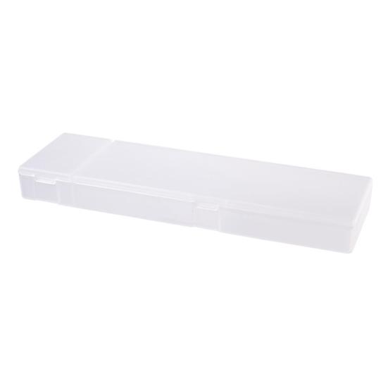Stationery Box Simple Plastic Pen Storage Case Practical Large Capacity Pen Holder Multifunctional Translucent Pencil Case School Office
