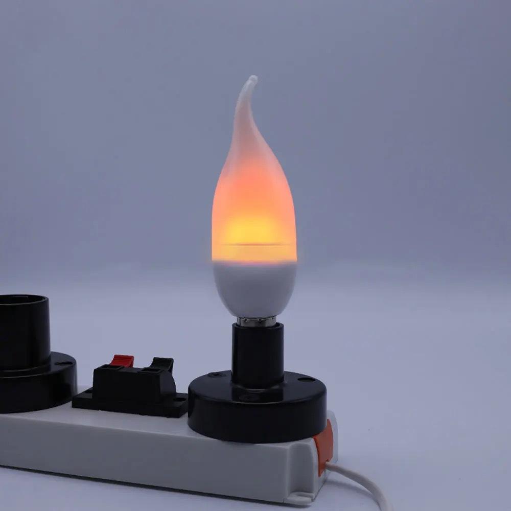 

Светодиодные лампы-пламя E14 Лампочка Атмосферные лампочки AC85-265V Светодиодное Эмулирующее Динамическое Пламя Светильник Для Садовой Вечеринки Домашнего Декора 2W