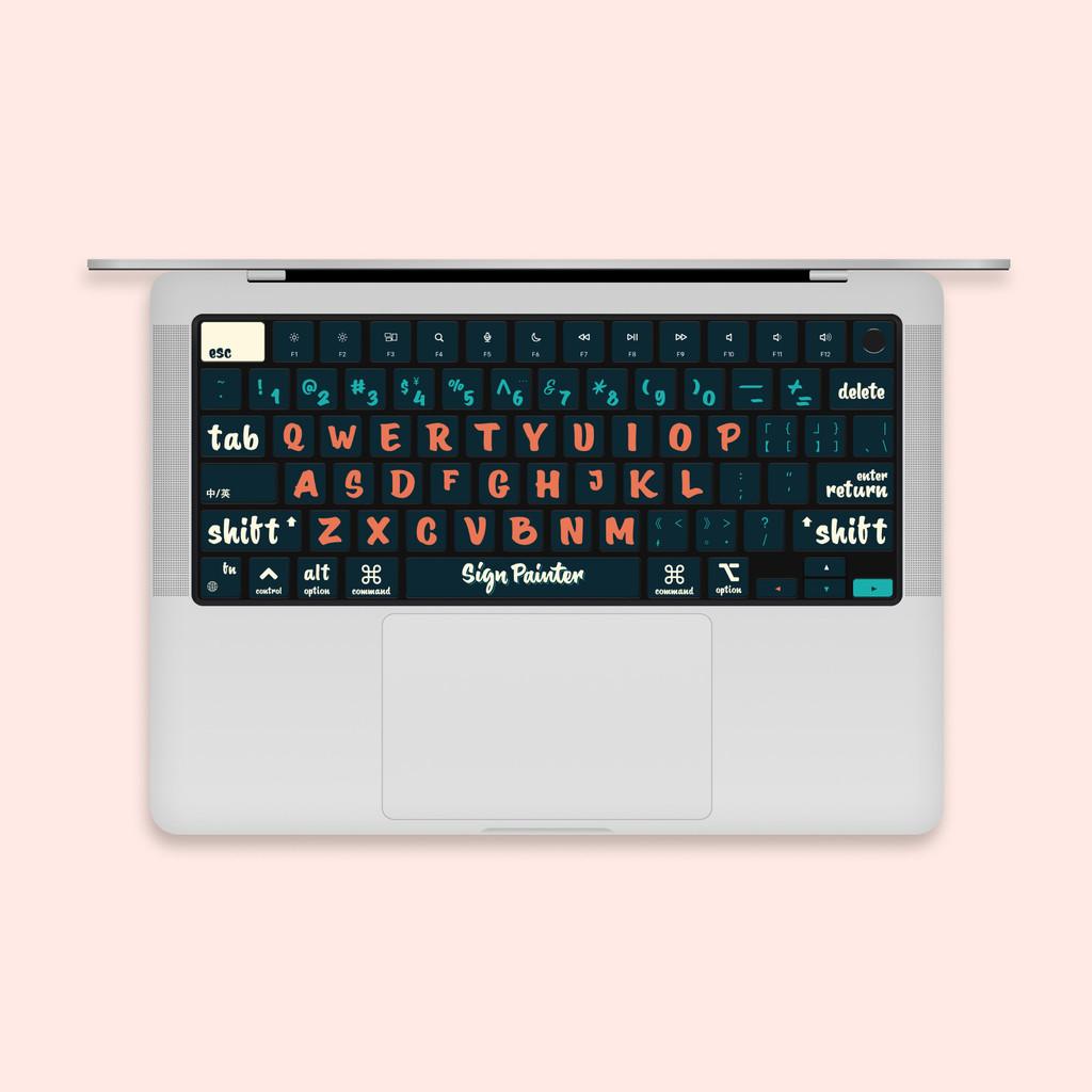 For Macbook Air / Macbook Pro M1 M2 M3 M4 M5 Keyboard Protector Film / Colorful Printing Micro Matte Soft Paper Keyboard Stickers Keyboard Protetcor