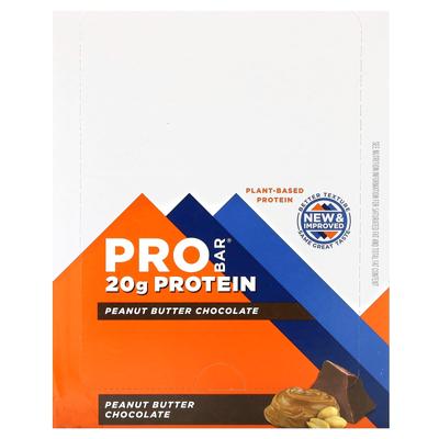 Protein Bar, Peanut Butter Chocolate, 12 Packs, 70 G (2.47 Oz) Each