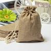Candy Bags 5pcs Rustic Hessian Tie Pouch Sack Drawstring Wedding Bag Favor Burlap