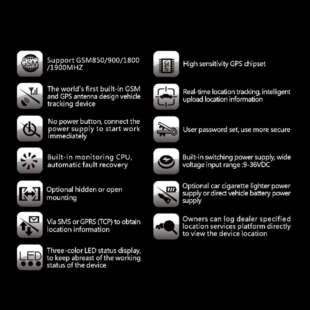 GT02A Locator Diebstahlsicherung Intelligentes Ortungsgerät Auto GPS Echtzeit-Standortverfolgung