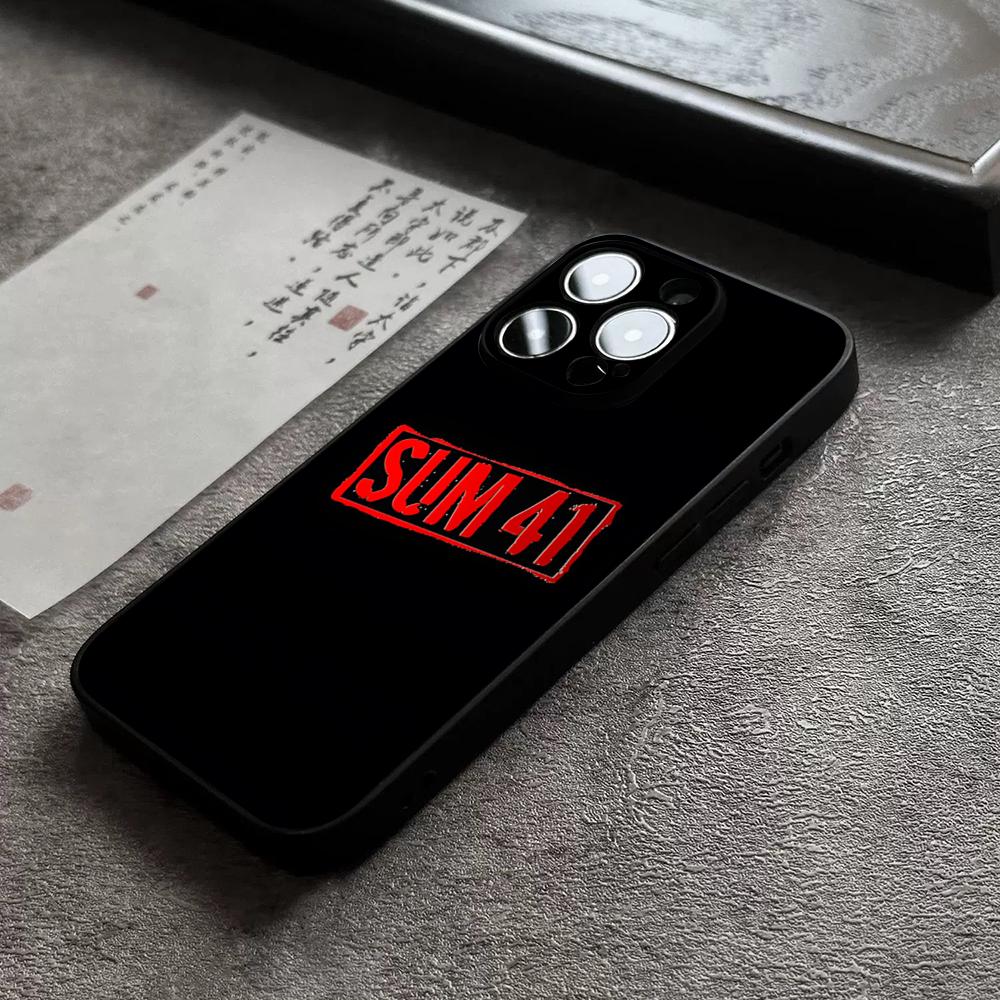 Hot Band S-sUM 41 Phone Case For 17 Pro Max For Iphone 14 16 Pro Max 12 15 11 13 Pro Xr X Xs 8 7 Plus Back Cover