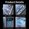 5200mAh Portable Mini Handheld Fan with LED Display Semiconductor Refrigeration 100 Speeds USB Rechargeable Battery Outdoor Fan