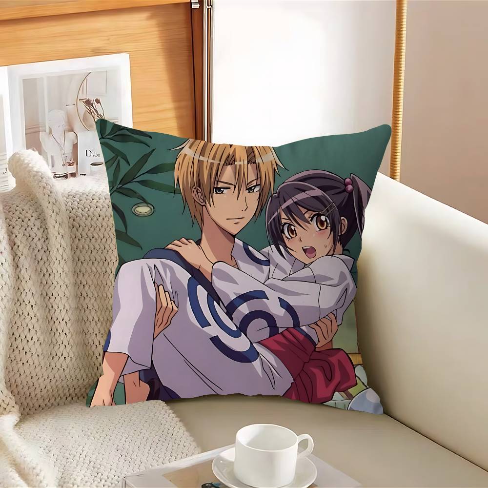 Japanese Anime Maid SamaS Pillow Case Removable Washable Cushion Cover – All-Season Soft Linen