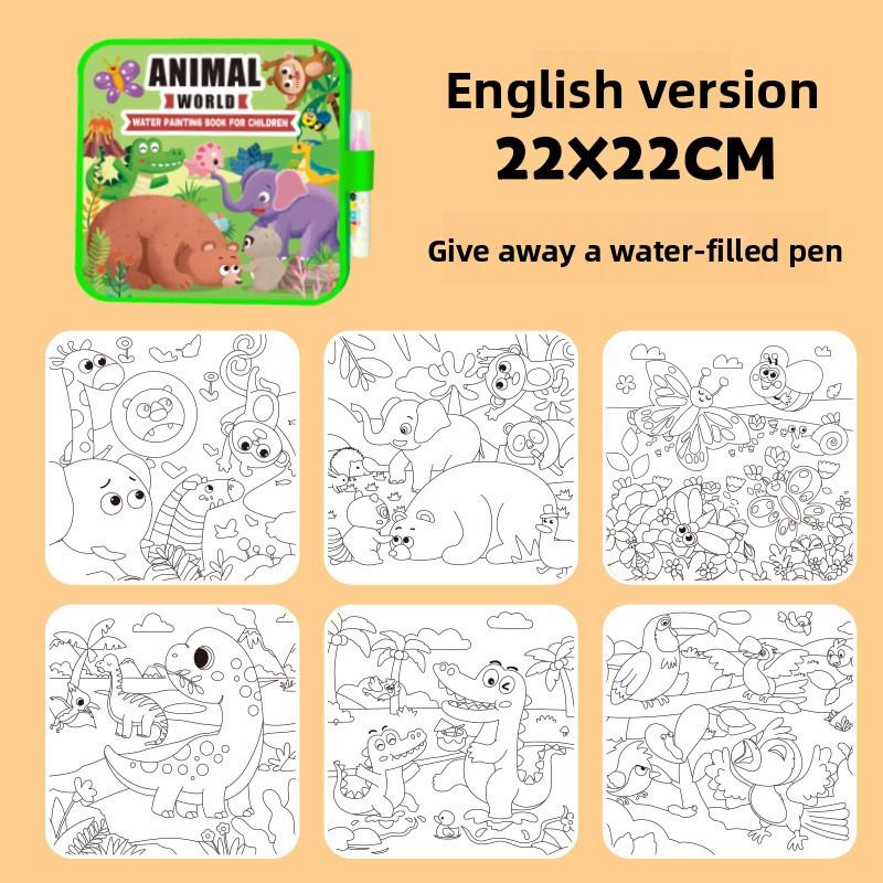 Toys DIY Educational Magic Water Drawing Book Doodle Water Drawing Book Coloring Books Birthday Holiday Gifts for Children