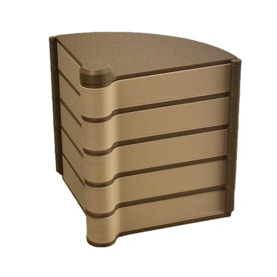 Вращающаяся модульная башня для хранения Вертикальный органайзер для метизов 3D-печатный органайзер для деталей мастерской для гаек, болтов, винтов, шайб B